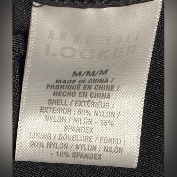 ANNE Cole Locker 2 Piece Tankini Bikini Swimsuit Bathing Suit Size Medium NWT - Picture 9 of 16